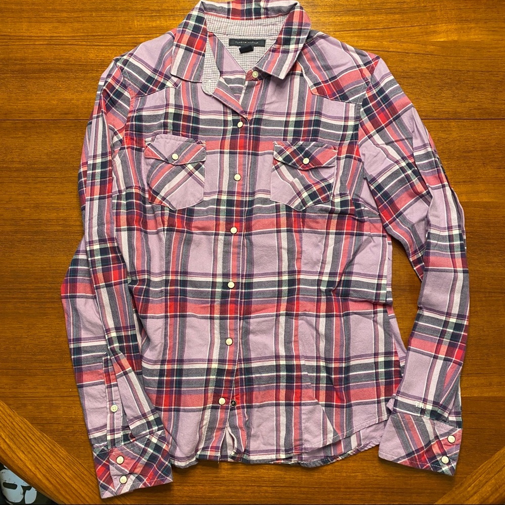 Tommy Hilfiger plaid flannel